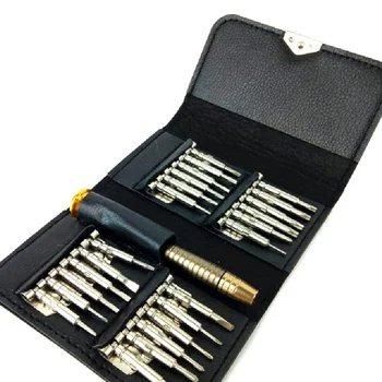 

K-STAR Multi-function Repair Tool 25 In 1 Screwdriver Set With Leather Case For Mobile Phone Computer Notebook Digital