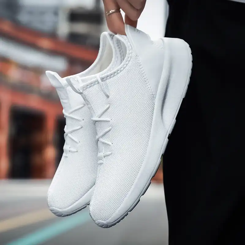 solid color running shoes