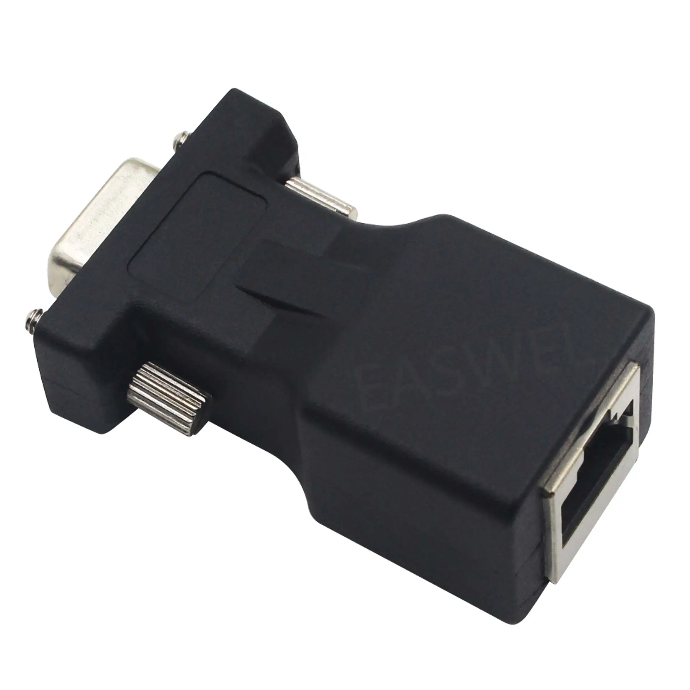 50 шт. RJ45 Женский RS232 DB9 Женский последовательный порт CAT5e сетевой кабель удлинитель адаптер