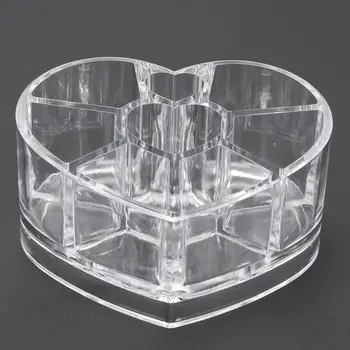 

Transparent Acrylic Jewelry Storage Box Cosmetics Holder Home Organizer Makeup Brush Holder Kit