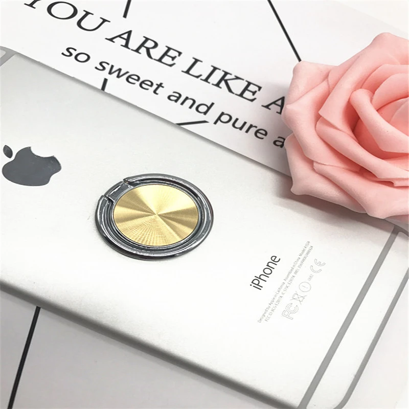 Универсальный кольцевой Кронштейн для мобильного телефона iPhone 11 pro, металлический держатель для мобильного телефона, автомобильный держатель для всех мобильных телефонов - Цвет: F