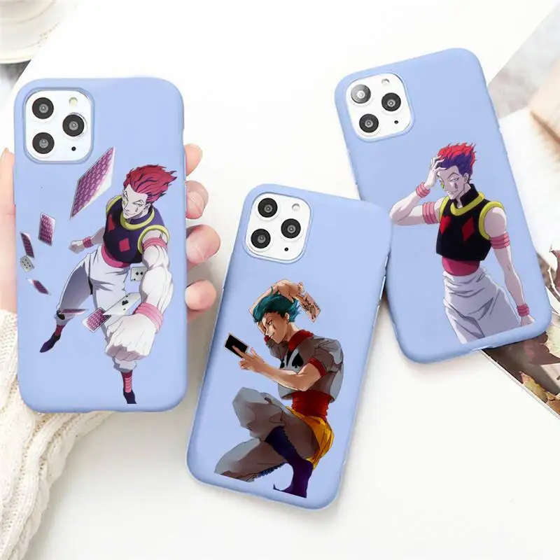 Чехол Hisoka Hunter × Для IPhone 12 Pro Max 6 6s 7 8 Plus XS XR 12mini Se 22 Iphone 11 Candy | Мобильные телефоны и