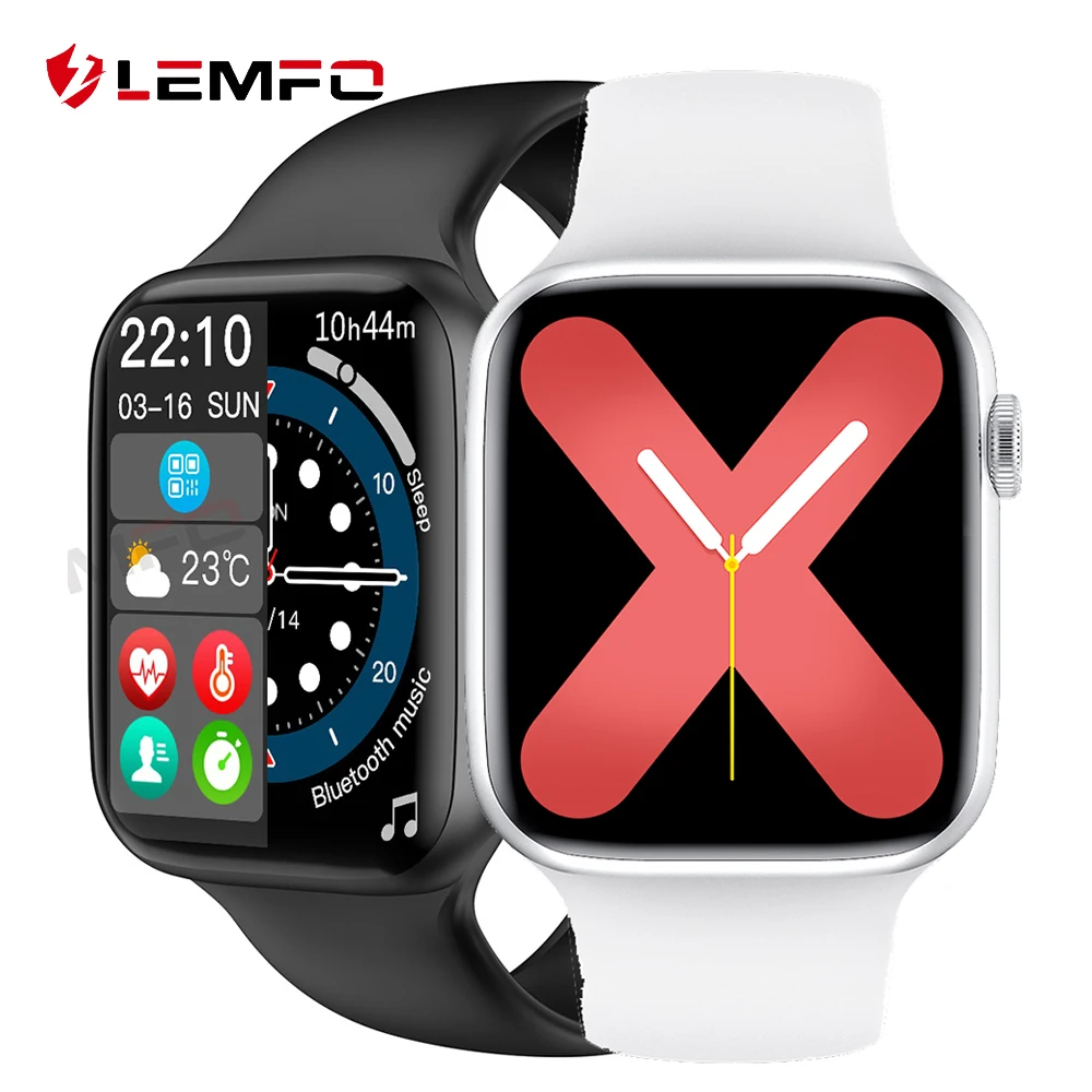 LEMFO IWO W37 Smart Watch 2021 Men Women Sports Smartwatch Bluetooth Call Custom Watch Full Face PK HW16  W46 W26 13 Pro