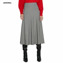 Женские зимние клетчатые юбки винтажная плиссированная брендовая юбка Faldas