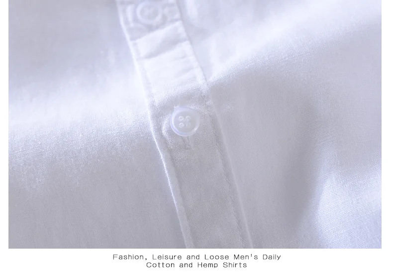 Летние однотонные мужские мешковатые рубашки размера плюс из хлопка и льна с длинным рукавом на пуговицах M-3XL camisa masculina camisas hombre