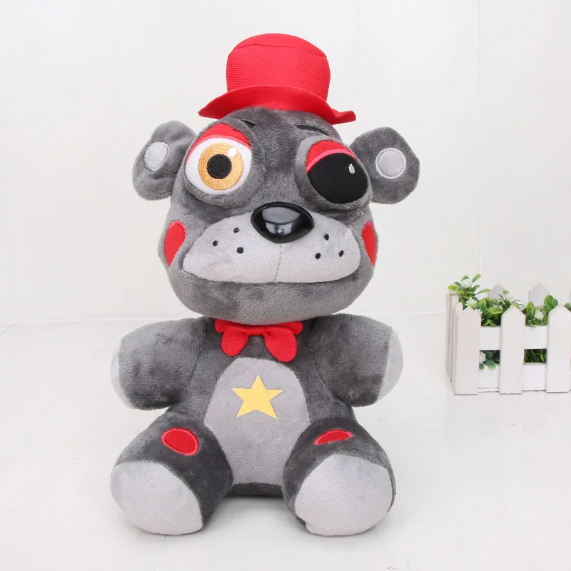 25 см игрушка из игры «FNAF» пять ночей у Фредди плюшевые куклы сестра расположение медведь Фредди Фокси Бонни и Чика Мягкие плюшевые игрушки Детский подарок - Цвет: 5292 25cm