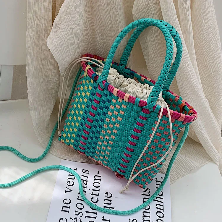 

New Arrival Bag WOMEN'S Bag 2019 New Style Fashion Summer Versatile Shoulder Bag Fashion And Personality Weaving One-Shoulder Ha
