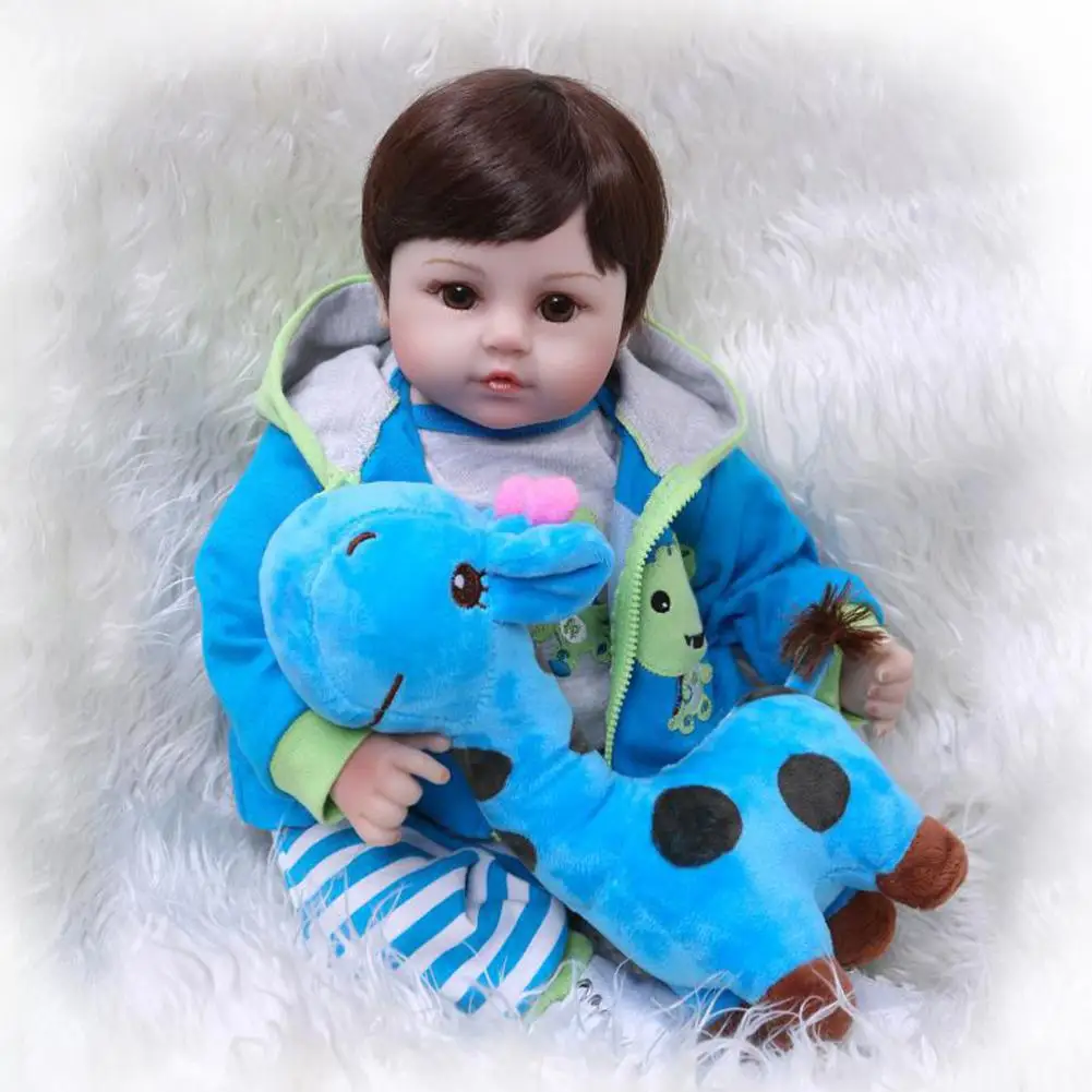 Для NPK 47 см Силиконовые Reborn Super Baby реалистичные детские Bonecas Детские куклы Bebes Reborn игрушки для детей Подарки
