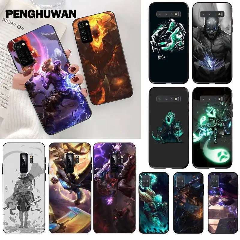 Чехол the Rune Mage Ryze мягкий черный чехол для телефона Samsung S20 plus Ultra S6 S7 edge S8 S9 S10 5G lite 2020 |