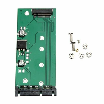 

NGFF Adapter Card Durable SSD To SATA3 Add On Cards Converter Shock Resistance 2.5" Interface SATA To M.2 High-capacity Stable