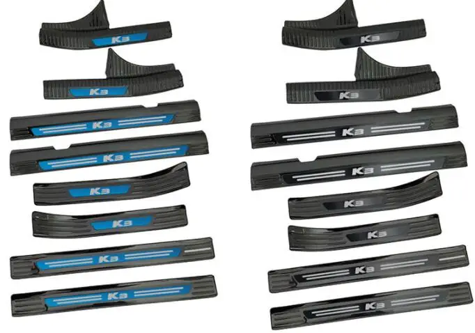 Добро пожаловать педаль подходит для Kia K3 переоборудования, специальные декоративные аксессуары для 12-18-19 K3 из нержавеющей стали добро пожаловать педаль