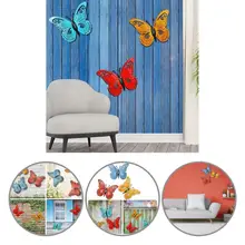 

Creative Animal Figure Wall Mounted Multi-purpose Door Fence Window Hangings Butterfly Model Butterfly Miniature 3Pcs/Set