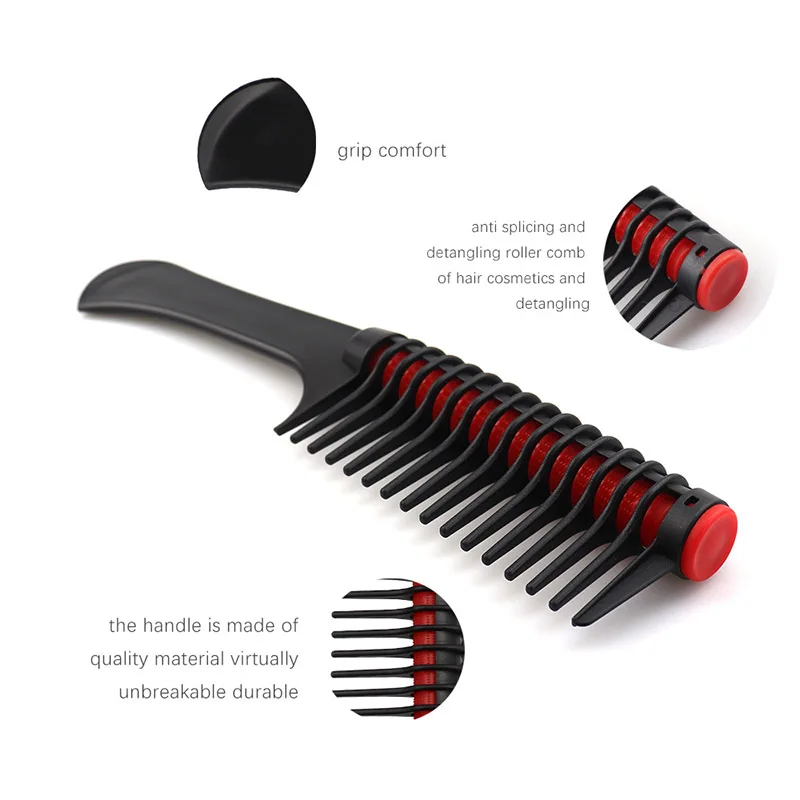 

Professional Wide Tooth Hair Coloring Comb Brush Fashion Heat Resistant Plastic Comb Salon Hair Styling Dyeing Tools