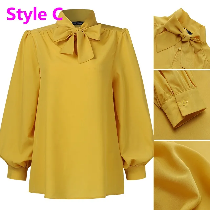 2020 ZANZEA Stylish Women's Puff Sleeve Blouse Summer Shirts Casual Button Work Blusas Female Solid Tops Oversized Tunic 3XL