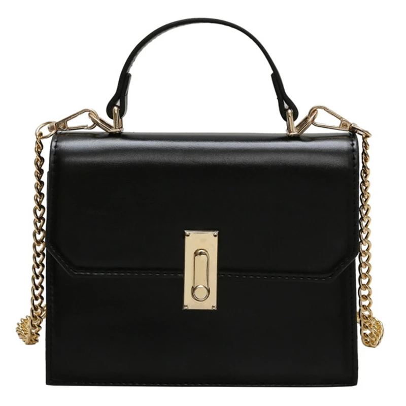 

Fashion New Pu Leather Ladies Handbag Chain Handbag Handbag Casual Shoulder Messenger Bag