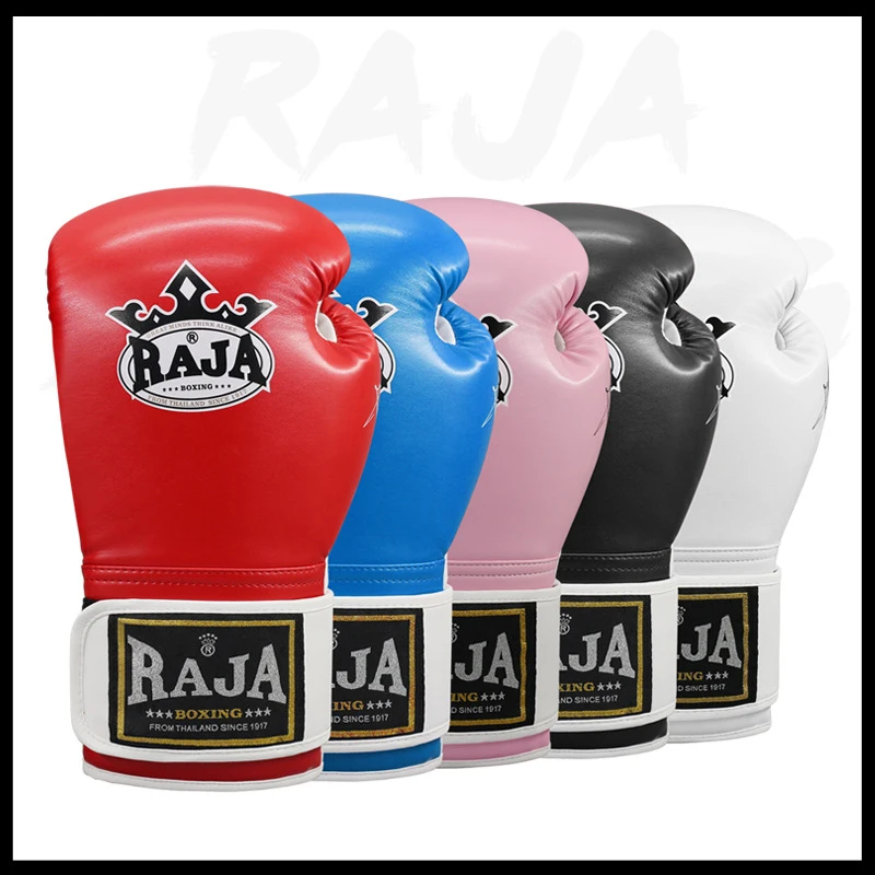 

Fighting Boxing Gloves Sanda Fighting 8oz/10oz/12oz Muay Thai Training Match Gloves High Strength Leather SBR Lining