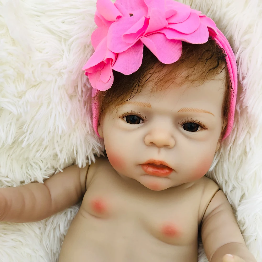 OtardDoll 22 дюймов Reborn baby doll 55 см полностью силиконовые реалистичные куклы-реборн Bonecas милая девочка для подарка на день рождения