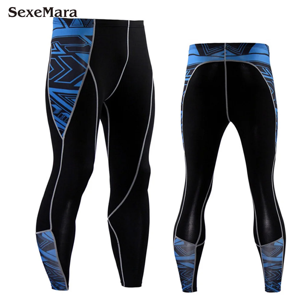 Trousers Костюм с принтом волка, компрессионные колготки для мужчин, набор для фитнеса, бега, дышащий, с длинным рукавом, спортивный Рашгард, тренажерный зал, велосипедный набор одежды для йоги - Цвет: Trousers