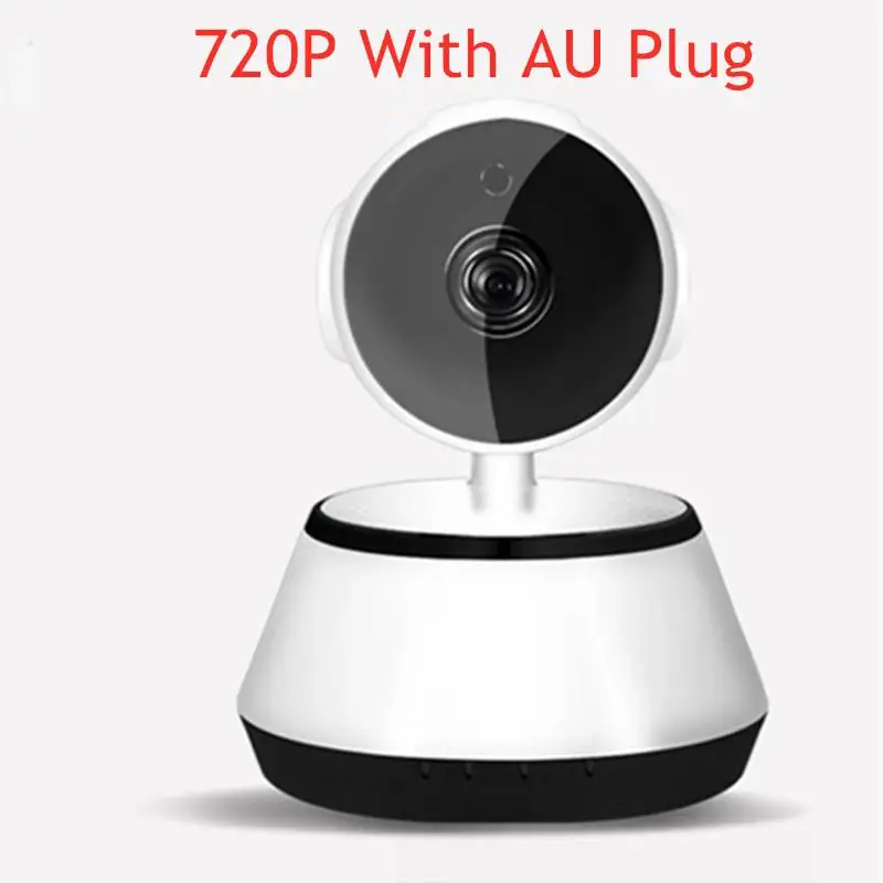 720P AU Plug HD 1080P IP камера, беспроводная камера наблюдения, ночное видение, Двусторонняя голосовая камера 2,4 ГГц, Wi-Fi, для помещений, умный дом, безопасность, детский монитор - Цвет: 720P AU Plug