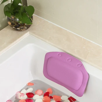

Home Bathtub Pillow Waterproof Spa Bath Pillows Spongy Relaxing Bathtub Cushion Bathroom Supplies