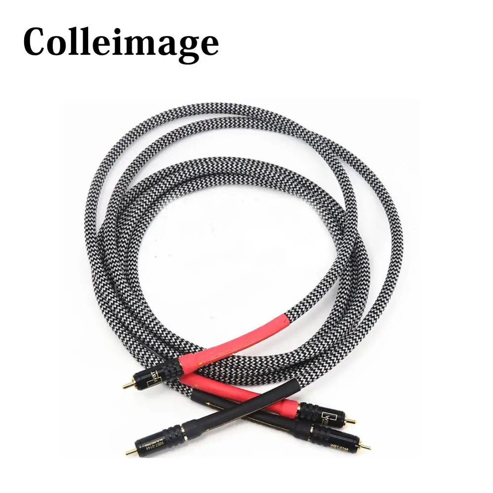 Мультимедийный аудио кабель collime Hifi 2RCA с разъемом QED Signature OFC RCA позолоченный