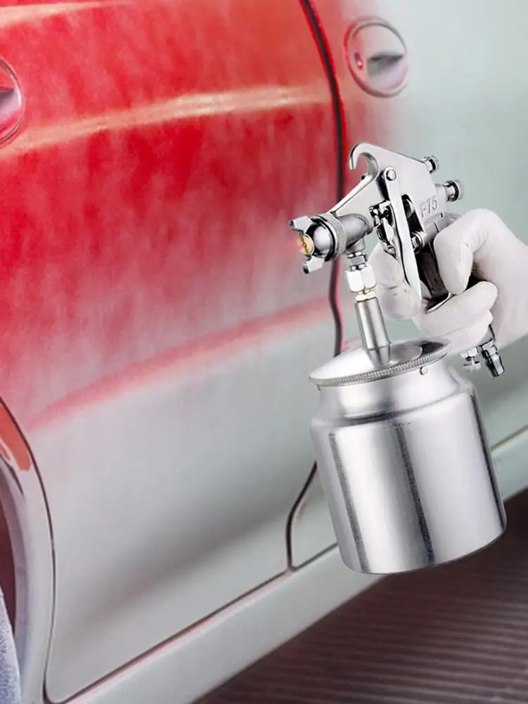 Silver Paint Sprayer HVLP Spray Paint Machine With 1.5 Mm Nozzle Handle Easy To Clean Anti Friction Long Service Life Durable best car wax