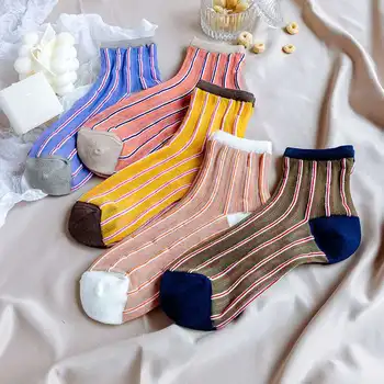 

New women's boat socks in spring and summer