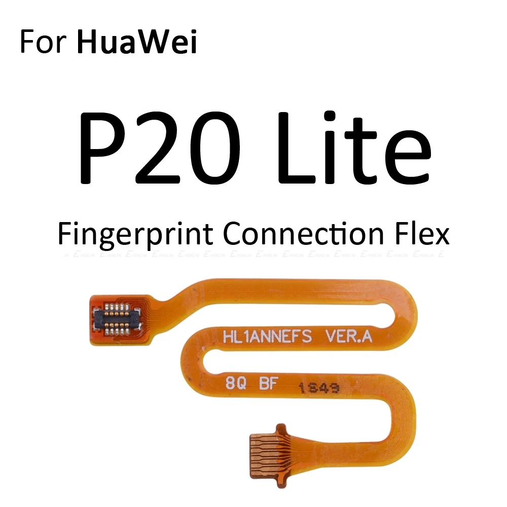 Сканер отпечатков пальцев разъем для Huawei P30 20 Pro P10 Lite сенсорный сенсор ID Главная Кнопка возврата ключ подключения гибкий кабель