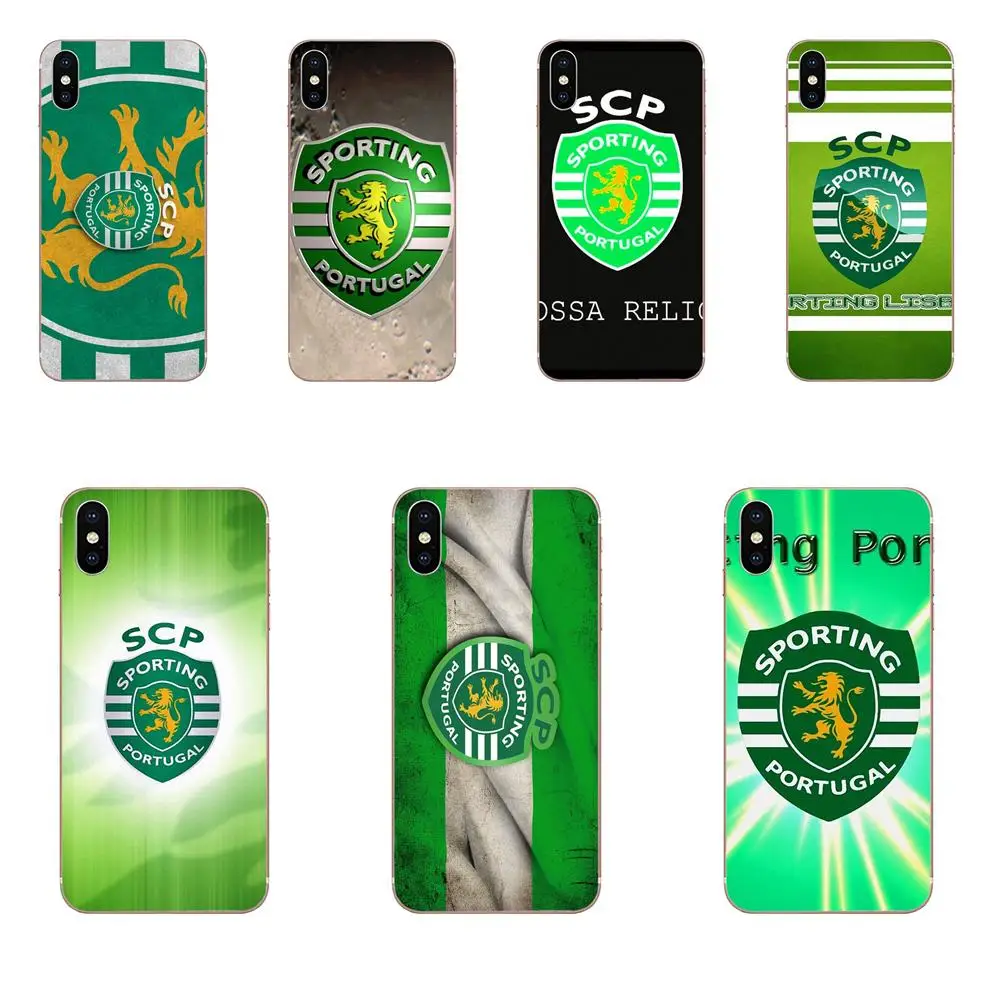 

Soft TPU Design For Apple iPhone 4 4S 5 5C 5S SE 6 6S 7 8 Plus X XS Max XR Sporting Portugal