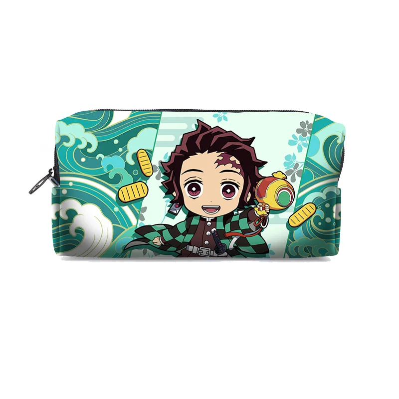 Kimetsu No Yaiba Demon Slayer Kamado Tanjirou Nezuko, косплей, ручка, чехол-карандаш, косметичка, макияж, канцелярская сумка, подарок