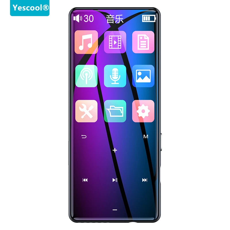 

Yescool X10 mp3 player student Walkman mp4 touch screen cute listen song mini sports learning language Dictaphone voice record