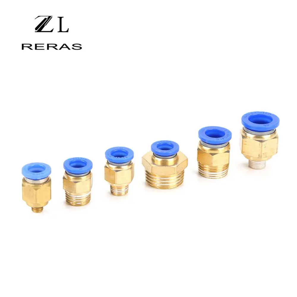 

Pneumatic Connector Fittings Hose 4MM 6MM 8MM 10MM 12MM To 1/8'' 1/4'' 3/8'' 1/2'' Female thread Push In Fitting