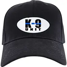 K-9 синяя линия-бейсболка, новинка Черная кепка