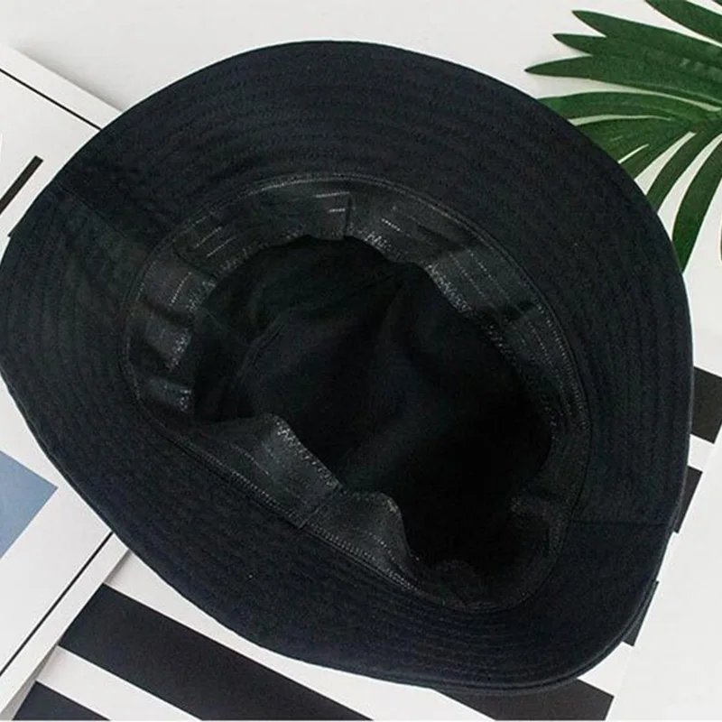 Fashion Breathable Unisex Fisherman Hat Women's spring summer solid color flat top Foldable Basin hat sun hat snapback hats F68