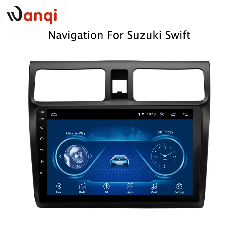 

10.1 inch wanqi 8.1 full touch screen car multimedia system for Suzuki Swift 2004-2010 car gps radio navigation