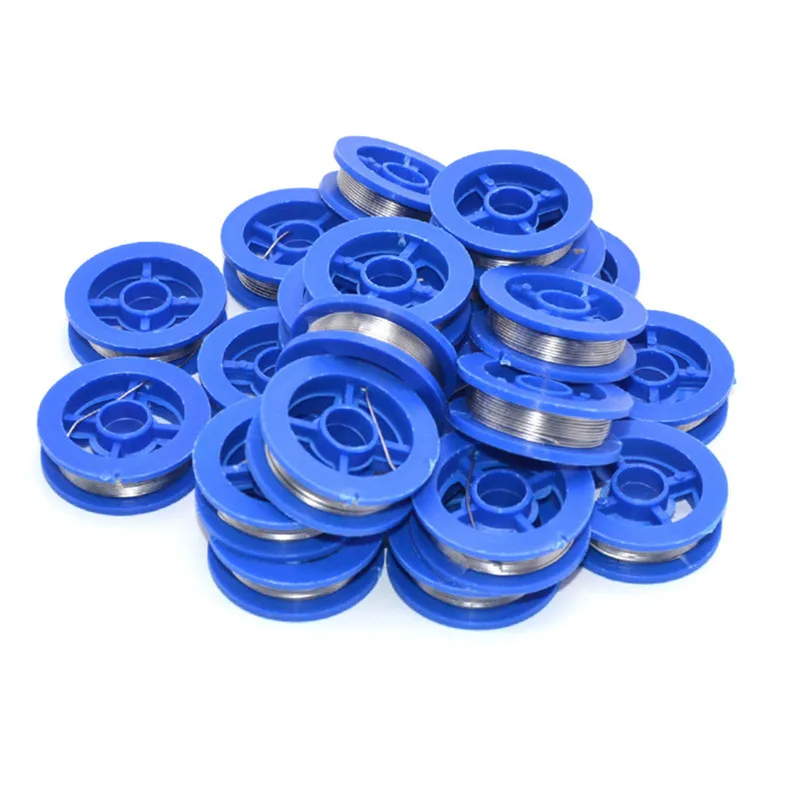 1 De 1,7 M de plomo de la lata de colofonia de fundido núcleo de soldadura de alambre de soldadura rollo No limpiar alambres de soldadura suministros