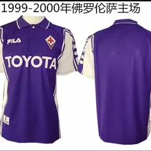 1998 1999 Ретро Fiorentina футбол Джерси 98 99 BATISTUTA RUI BIGICA EDMUNDO camicia Винтаж Maglia da calcio Фиолетовая рубашка