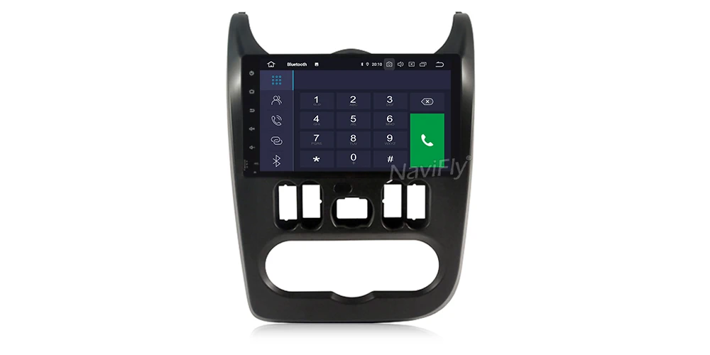 NaviFly Android 9,0 автомобильный радиоприемник gps навигация для Renault Logan I Sandero Lada Lergus Dacia Duster 9 дюймов 1024*600 HD wifi BT, RDS