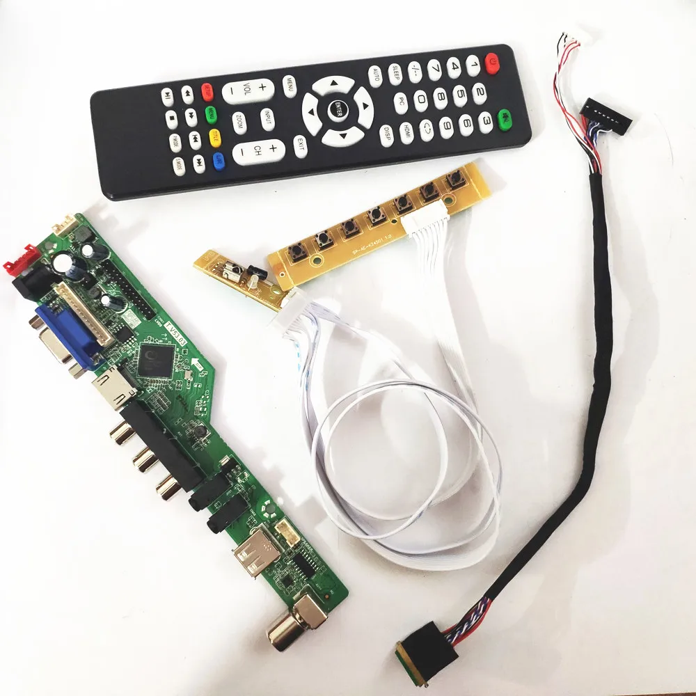 Для LTN160AT06 B01/T01/W01 LVDS 40Pin WLED 1366*768 T.V56 плата контроллера экрана VGA + HDMI USB RF 16 &quotноутбук