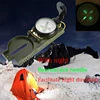 Compass Military Camping Hiking Mini Folding Lens Compass Army Green Outdoor Survival Precise Pointing Expedition Tools ► Photo 3/6