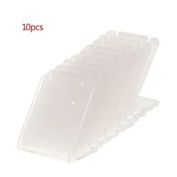 

10 Pcs/Set Earrings Shelf Display Stand Holder L Shape Rectangle Acrylic Professional Ear Stud Jewelry Show Bracket Rack
