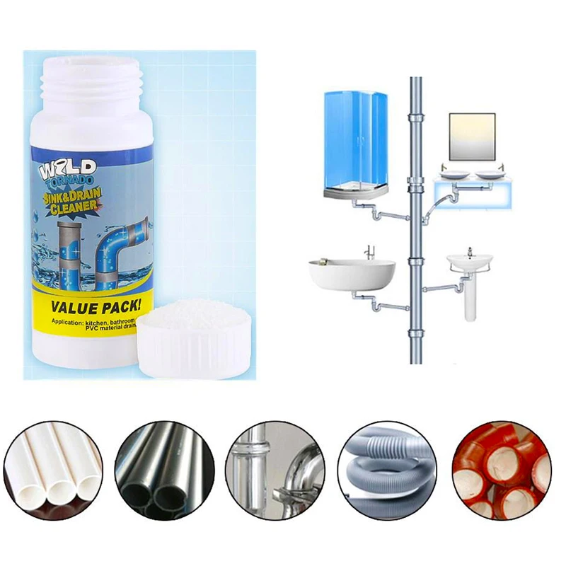 Home Pipe Dredging Cleaner Drain Bottled Cleaner