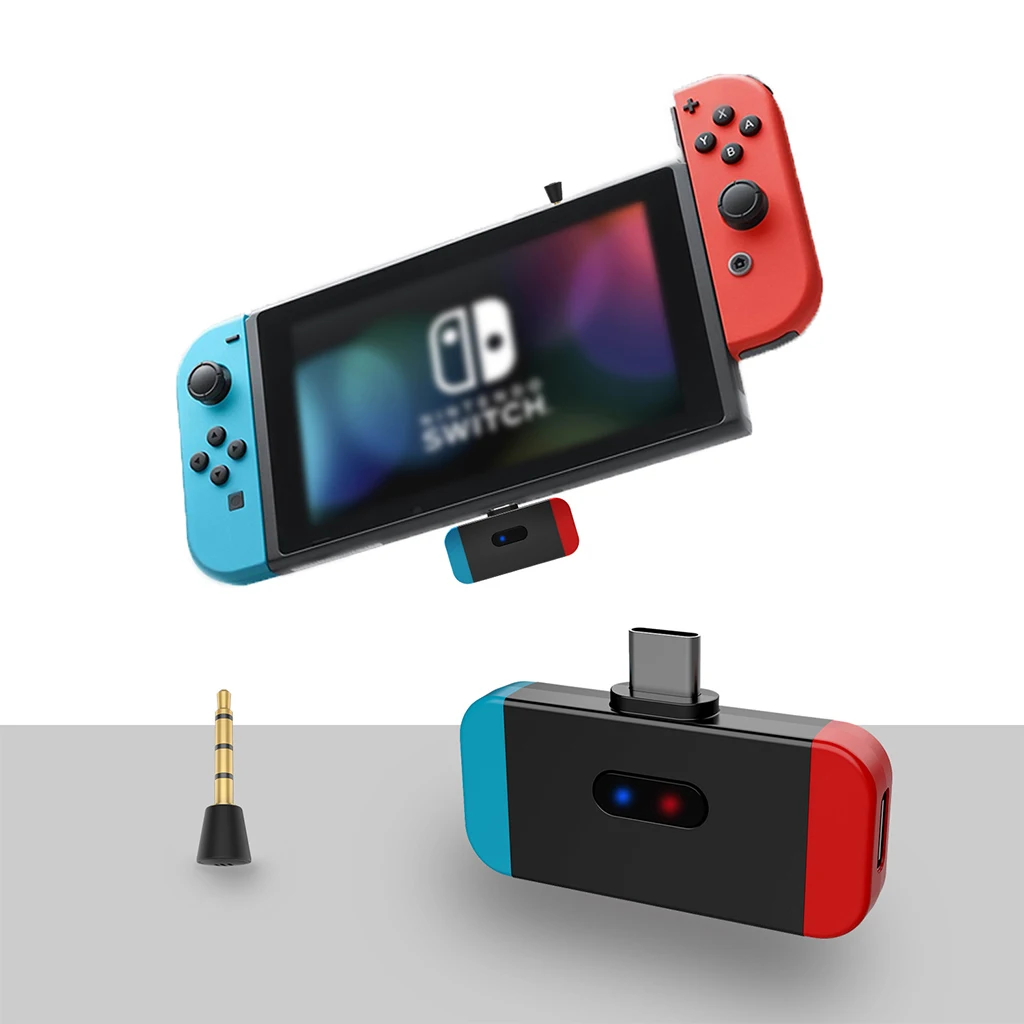 Dual Link Bluetooth 5 0 aptX Low Latency USB Type C Audio Transmitter Wireless Adapter for Nintend Switch PC Gaming Headphone