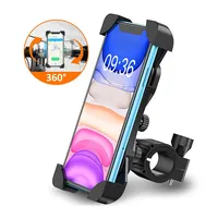 Bicycle Phone Holder For IPhone Samsung Huawei Xiaomi Motorcycle Mobile Cellphone Holder Bike Handlebar Clip Stand Mount Bracket