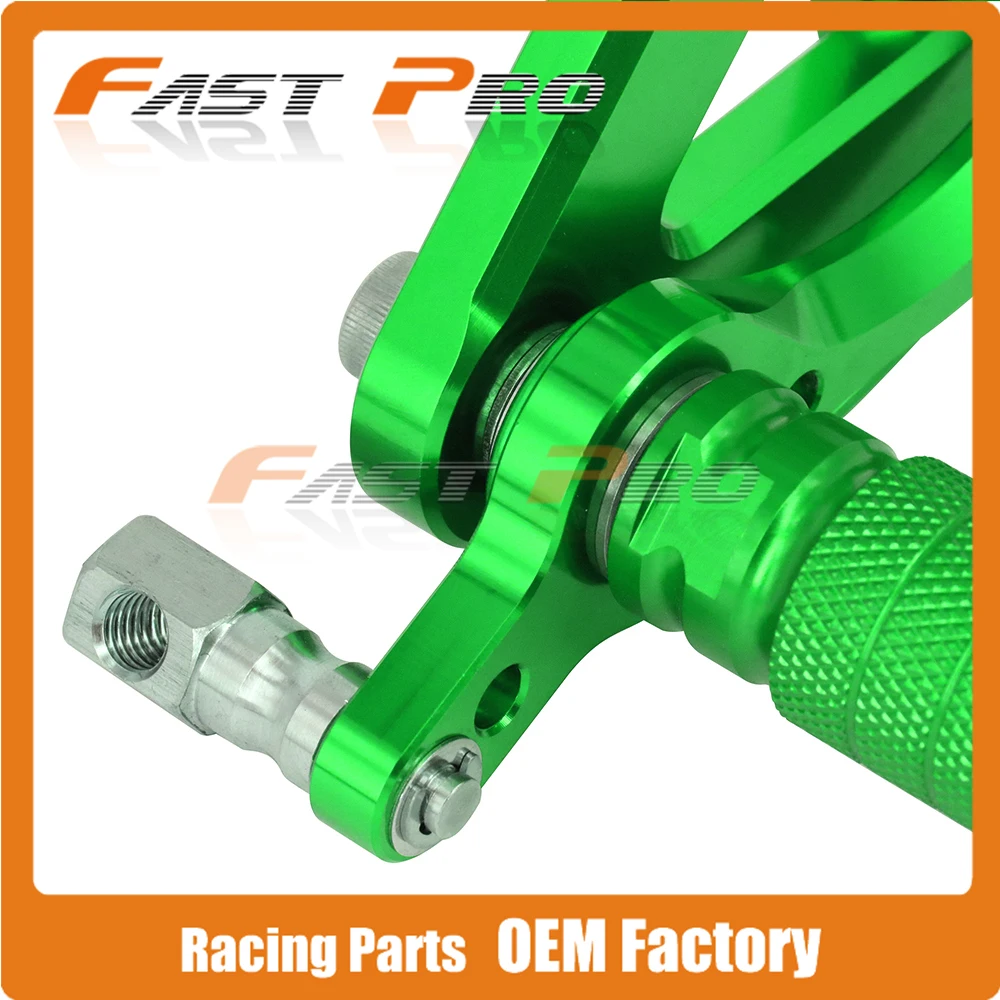 CNC мотоциклетные регулируемые штифты для заготовки педали для KAWASAKI ZX6R ZX-6R ZX 6R 1998 1999 2000 2001 2002