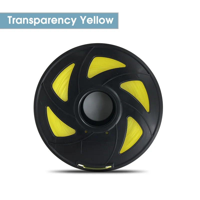 Transparency Yellow Myriwell 3d Принтер ABS нити 1,75 мм нити измерения Точность+/-0,02 мм 1 кг 335 м 2.2LBS 3D печатный материал для RepRap - Цвет: Transparency Yellow