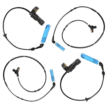 

NEW-4Pcs Front+Rear Car Wheel Speed Sensor for BMW E46 316 318 320 330 Z4 E85 E86 34526752681 34526752682 34526752683
