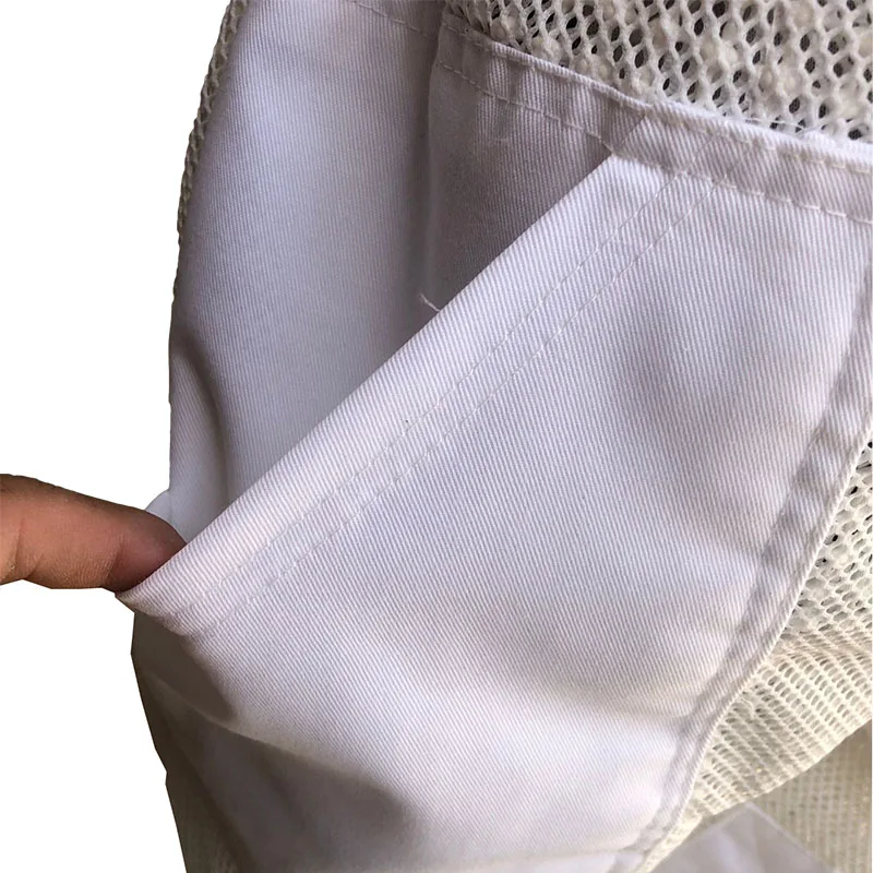 1 Set Children Beekeeping Suit White Three Layers Mesh Bee Clothes For Beekeeper Overalls Ventilation Apicultural Farms Tools