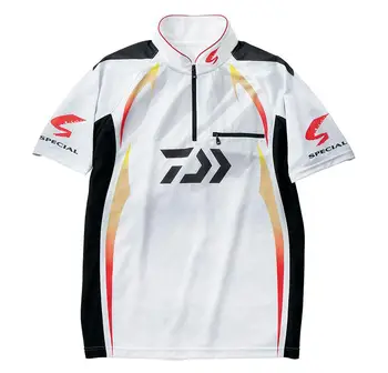 

2020 Summer Brand Daiwa Dawa Clothing Breathable Quick Dry Anti-UV Fishing Clothes Short Sleeve Fishing Shirt Camisas Pesca Dawa