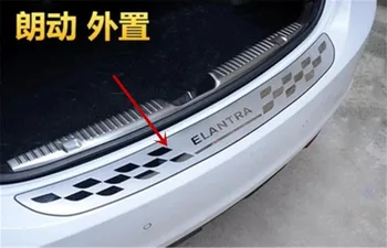

Stainless Steel for Hyundai Elantra 2012-2018 Auto styling to decorate body rear guard plate